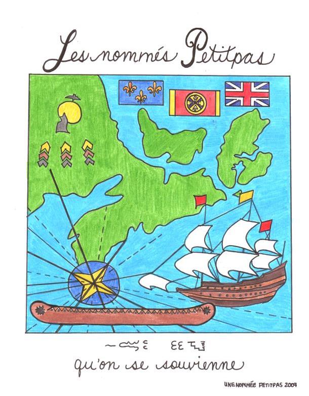 Drawing called Les nommés Petitpas (The ones named Petitpas) done in 2009 - That We Remember / Qu`on se souvienne